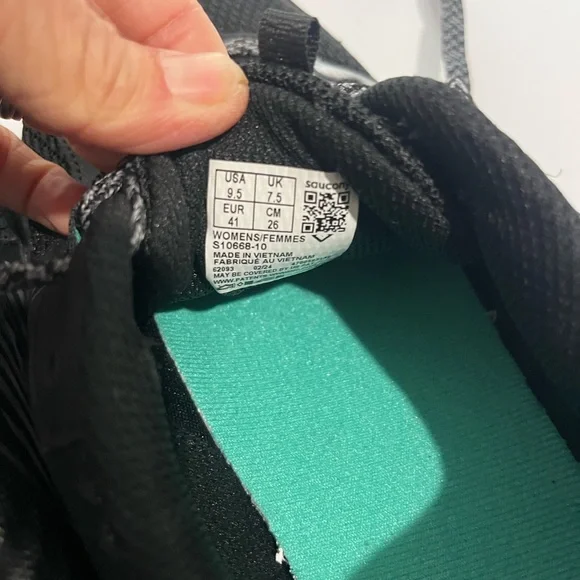 Saucony Excursion TR Trail Hiking Shoes S10668-10 Black/Mint Women's Size 9.5 - Picture 8 of 14